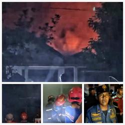 Dapur Rumah Warga di Palangka Raya Hangus Terbakar, Diduga Korsleting Listrik