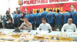 Sambut HUT ke-79 Bhayangkara, Polrestabes Bandung Tangkap 51 Pengedar Narkoba dan Obat Terlarang