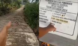 Viral, Bocil Review Pembangunan Jalan Desa Telan Anggaran Rp190 Juta , Netizen: Cocok, Lanjutkan Le!