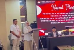 Nanda–Antonius Resmi Terpilih Bupati-Wakil Bupati Pesawaran