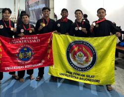Pesilat Unigoro Borong 6 Medali di Kejuaraan Nasional IKSPI CUP 2 Jateng 2025