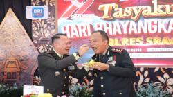 Polres Sragen Rayakan Hari Bhayangkara ke-79 dengan Tasyakuran Penuh Keakraban