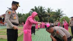 36 Personel Polres Bangka Selatan Naik Pangkat
