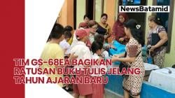 Tim GS-68EA Beri Bantuan Buku Tulis ke Ratusan Siswa SD Tunas Indonesia