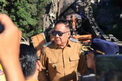 Ultimatum Perusahaan Tambang Perbaiki Jembatan Muara Lawai, Wagub Sumsel: Setahun Harus Selesai