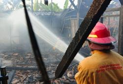 Satu Rumah Milik Warga Desa Wolo Penawangan Ludes Terbakar, Kerugian Sekira Rp70 Juta