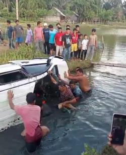 Viral ,Diduga Pencuri Kambing Tewas Tenggelam Dalam Tambak Warga Bersama Hewan Curian