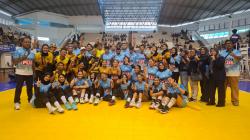 Dramatis! Voli Putri Gresik Raih Emas, Taklukkan Surabaya di Final Porprov IX Jatim