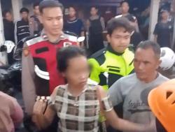 Geger Ibu Muda Hendak Lompat ke Sungai Brantas Rolak Songo Mojokerto, Begini Reaksi Polisi