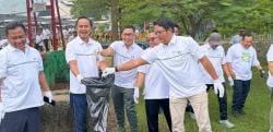 Ramai di Eco Park Suralaya, PLN IP UBP Suralaya Ajak Warga Tanam Pohon dan Bersih-bersih Sungai