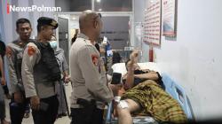 Kapolres Polman Besuk Personel yang Terluka di Rumah Sakit Saat Pengamanan Eksekusi di Katumbangan