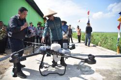 Kebumen Serius Hadapi Krisis Pangan Global, Dorong Revolusi Pertanian Modern Pakai Teknologi Drone