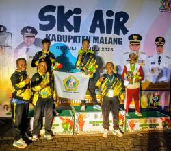 Pertama Kali Ikut Porprov, Ski Air Gresik Raih 3 Emas dan 2 Perak