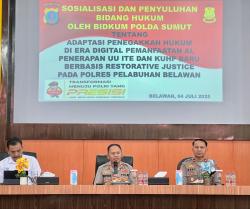Polres Pelabuhan Belawan Tingkatkan Kapasitas Personel Hadapi Tantangan Hukum di Era Digital