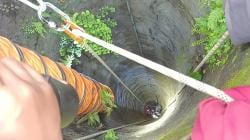 Dramatis, Proses Evakuasi Warga Tercebur Sumur Di Gunungkidul