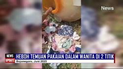 Temuan Ratusan Pakaian Dalam Wanita di 2 Lokasi di Bojonegoro yang Hebohkan Warga