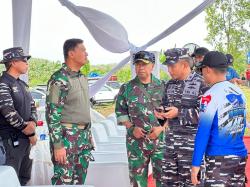 Danlantamal V Tinjau Gladi Resik Kasal Cup Hiu Selatan #7 di Sumberejo