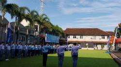 LDKKS Lentera Hati Boarding School 2025 Gandeng TNI AL, Latih Kepemimpinan Santri di Lanal Mataram