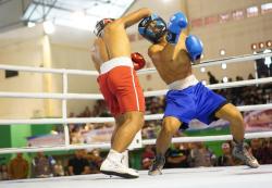 Polda Jateng Gelar Street Boxing, Seru!