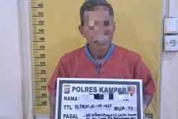 Bakar Lahan di Dekat Tol Kampar Warga Salo Diamankan Polisi