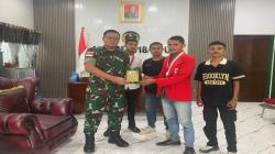 GMNI TTU Temui Dandim, ini yang Dibahas Terkait Perbatasan
