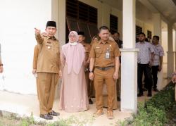 Bupati Pidie Jaya Survey Lokasi Rencana Pembangunan Sekolah Rakyat di SMPN 2 Trienggadeng