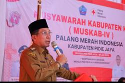 Hadiri Musyawarah Kabupaten PMI, Ini Harapan Bupati Pidie Jaya