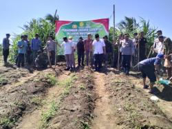 Polsek Malingping Dukung Swasembada Pangan, Tanam Jagung Serentak Tahun 2025