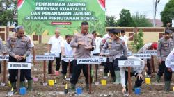 Polda Babel Tanam Jagung di Lahan Seluas 25,2 Hektar
