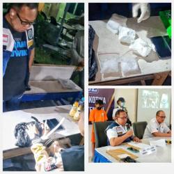 Bawa 0,5 Kilogram Sabu, Petugas BNNP Kalteng Tangkap Kurir Saat Menuju Pulang Pisau