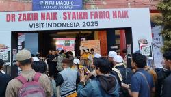 Kajian Zakir Naik: Dari YouTube ke Stadion Gajayana, Ribuan Jamaah Hadir Termasuk Non Muslim