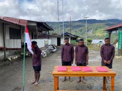 Empat Anggota KKB Kodap III Sinak Nyatakan Ikrar Setia kepada NKRI di Puncak, Papua Tengah