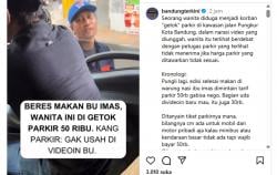 Viral! Diduga Korban Parkir Liar di Pungkur Bandung, Diminta Bayar Rp 50 Ribu Usai Makan