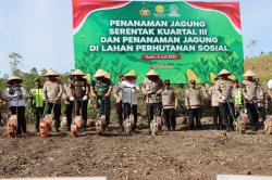 Polda Aceh Kerahkan Ratusan Alsintan untuk Dukung Penanaman Jagung Serentak Kuartal III