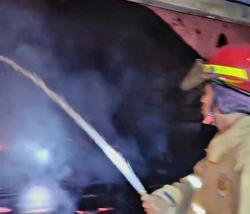 Gegara Korsleting Listrik, Bangunan Rumah Dari Kayu di Pojok Pulokulon Hangus Terbakar