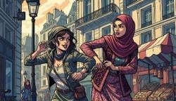 Hebat, Emak-Emak Indonesia Tangkap Copet di Paris, Pelaku Balikin Dompet