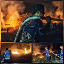 Minim Sumber Air, Dua Lokasi Kebakaran Lahan di Palangka Raya Sulit Dipadamkan