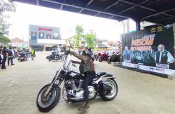 Melihat Kemeriahan Puluhan Bikers Moge saat Muscab HDCI Kuningan