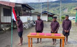 Empat Anggota KKB Kodap III Sinak Kembali ke NKRI, TNI-Polri Tegaskan Komitmen Damai Papua