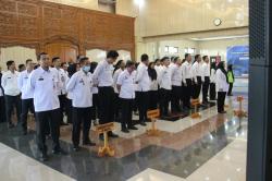 Kemenkum Jateng Ikuti Apel Bersama, Menteri HAM Ajak Seluruh Jajaran Bersatu dan Perkuat Kebersamaan