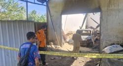 Korsleting Listrik, Gudang Katul dan Pikap Terbakar Kerugian Rp200 Juta