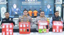 Tangkap Dua Residivis, Polresta Samarinda Sita 1,1 Kilogram Sabu