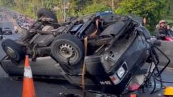 Kecelakaan Pikap Terguling usai Serempet Motor di Semarang, Begini Kronologinya