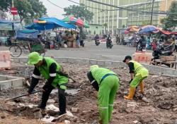 Bekas Relokasi Pasar Anyar Kota Tangerang Disulap Jadi Ruang Terbuka Hijau