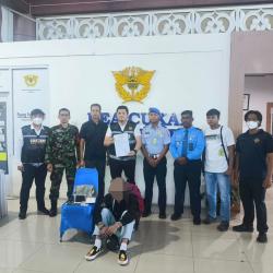 TNI AU dan Bandara SSK Pekanbaru Gagalkan Penyelundupan Narkoba, WNA Diamankan