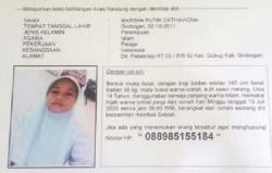 Siswi SMP di Gubug Grobogan Dilaporkan Hilang Oleh Ibu Kandungnya ke Polisi, Ini Ciri-Ciri Fisiknya