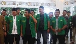Ansor Sikapi Demo PKL dan Mahasiswa PMII ke Bupati Kuningan