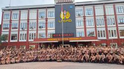 Bentuk Jiwa Kepemimpinan, 217 Mahasiswa PPG FKIP Unsika Ikuti Kursus KMD Pramuka