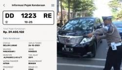Mobil Alphard Terjaring Operasi Patuh di Makassar, Tunggakan Pajak Capai Rp39 Juta