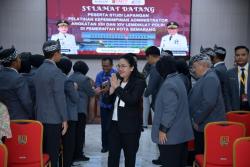 Agustina Sambut Hangat Peserta Studi Lapangan Pelatihan Kepemimpinan Administrator Lemdiklat POLRI